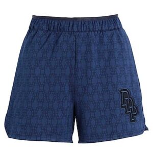 $90 Puma X Dapper Dan Monogram Shorts Mens Medium Casual Athletic Blue Rare